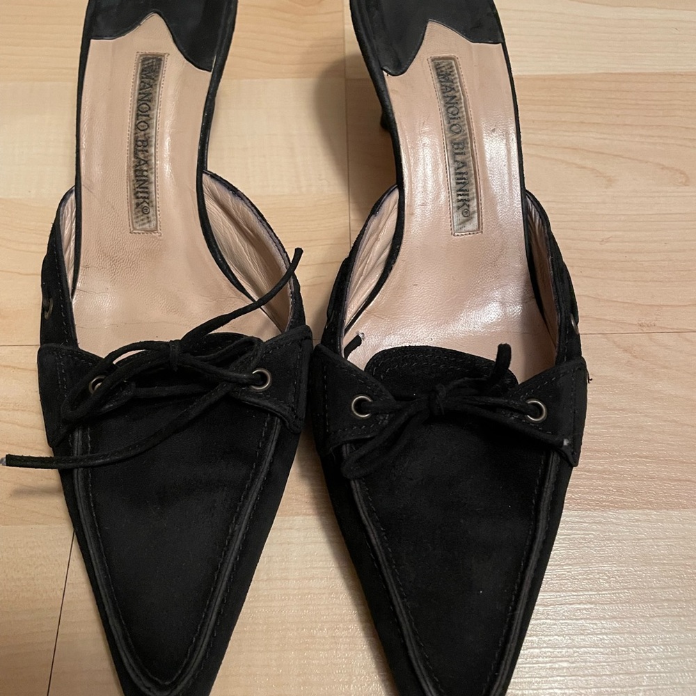 Manolo Blahnik Slip on Heels